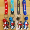 Coração de Amor Boneca Estéreo Código QR Presente Chaveiro Coração de Pêssego Atacado Silicone Pingente de Mochila Escolar Lembrancinha Cartoon