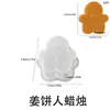 Poppy Natal 3D Homem de Gengibre Boneco de Neve Floco de Neve Molde de Silicone Velas Aromáticas DIY Molde de Gesso