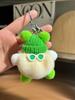 Bonito Imitação De Pele De Coelho Pequeno Bola De Carvão Saco Pingente Mochila De Coisas Feias Boneca Pendurada Dos Desenhos Animados Boneca Carro Chaveiro