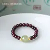 Anillo de Luz Elástico Flor de Rosa Lujo Nicho Estilo Chino Estilo Antiguo Anillo para Dedo Índice Gama Alta Nuevo Estilo Chino Joyería de Mano Venta al por Mayor