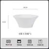 Procesamiento Personalizado Jingdezhen Color Bajo Esmalte Alta Temperatura Blanco Acanalado Vajilla Cerámica Doméstica Platos Tazones para Sopa Tazones para Fideos Tazones para Arroz