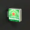 Mini brinquedo luminoso modelo Tirano adesivo magnético de geladeira para chá placa de caixa de luz loja de conveniência café estilo americano miniatura