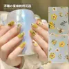 Livro Vermelho Pequeno Mesmo Estilo Bordado de Abelha Jardim Arte de Unhas Adesivos Atacado Em relevo 3D Adesivos de Gel Adesivos para Capa de Celular