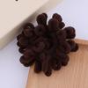 Laços de Cabelo Versáteis Elegantes para Outono e Inverno Estilo Coreano e Japonês Argolas de Toalha Alta Elasticidade Corda para Rabo de Cavalo Acessórios de Cabelo Fabricante de Estojo de Couro para Mulheres