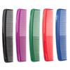 Pente de plástico de dois lados de dente duplo masculino e feminino doméstico portátil mini pente portátil de duas cabeças fino dente denso de dente duplo pente atacado atacado