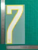 Colección de Números Individuales de Visitante para la Copa Mundial de la FIFA 2026 en Brasil Talla Adulto Camiseta A+ Números y Letras para Transferencia Térmica
