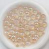 14mm Alto UV Transparente Luminoso Agujero para Colgar Perla Redonda diy Hecho a Mano Colgante de Coche Llavero Material de Perlas Accesorios de Joyería