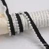 Nova renda de fio de pérola com bordado à máquina para unhas, renda de pérola, renda, renda, fita de seda, acessórios decorativos para sapatos e chapéus Hanfu, atacado