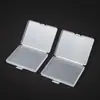 Caja de Plástico Rectangular Transparente 1.2 para Tarjetas de Memoria Electrónicas, Caja de Almacenamiento de Tarjetas Portátil a Prueba de Polvo Hecha de PP