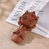 Peine de Cojín de Aire de Sándalo Rojo, Peine de Airbag Tallado para Masaje de Meridianos del Cuero Cabelludo, Peine de Masaje Especial para Mujer con Talla de Zorro, Regalo para Mamá