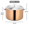 Panela Romana aquecida para sopa, multi-cor, multi-design, de aço inoxidável de alta qualidade, mais vendida (pode ser combinada com uma base de aquecimento de sândalo com voltagem personalizada)
