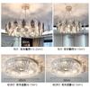 Lustre de Cristal de Luxo Leve Pós-moderno Simples Atmosférico Lâmpada de Sala de Estar Lustre de Restaurante Criativo Personalizado Lâmpadas de Quarto