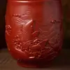 Artesanía de Botella de Vino de Cerámica de Jingdezhen Estilo Primavera, Verano y Otoño Set Completo de Licores con Etiqueta Botella Vacía Botella de Licor de Gama Alta