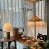 Mesa de Chá Grande de Nogueira Preta, Mesa de Varanda de Freixo, Mesa de Chá, Mesa Flutuante para Sala de Estar, Mesa de Chá para Trabalho, Estilo Mid-Century