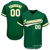 Dropshipping Nuevas Camisetas de Béisbol Deportivas de Manga Corta de Comercio Exterior para Hombres Malla de Secado Rápido Uniformes de Béisbol Impresos en 3D para Hombres y Mujeres