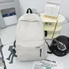 Mochila de viagem simples de grande capacidade para homens, mochila casual estilo japonês para mulheres, estudantes do ensino fundamental, ensino médio e universitários
