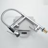 Grifo telescópico de resorte de cobre puro para comercio exterior de fabricantes, multifuncional, doble agua, universal para cocina, extraíble, grifo caliente y frío