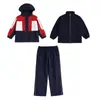 Uniforme escolar para estudiantes de primaria, traje, ropa de invierno, tres piezas, juegos deportivos, ropa de clase para niños, ropa de jardín de infantes, ropa de primavera y otoño.