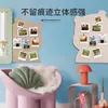 Pegatinas de Pared de Fieltro Autoadhesivas Pantalla de Fondo Pared de Fotos Tablón de Mensajes Dormitorio Habitación Infantil Decoración de Pared Tablero de Corcho Colgante de Pared
