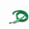 Guia de Cachorro com Sino, Coleira para Pet, Conjunto de Passeio para Cachorro Pequeno, Estampa de Patinha, Guia para Gato de Porte Pequeno e Médio