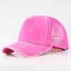 Gorra de béisbol lavable para adultos, disponible al por mayor, gorra de malla transpirable para mujer, disponible en Amazon AliExpress.
