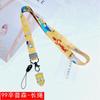 Cordón para Teléfono Móvil Pulsera de Muñeca Una Pieza Animación Japonesa Luffy Cinta Creativa Cordón Largo Cuello Antiperdida