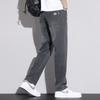 Pantalones vaqueros de Tencel ultrafinos de seda de hielo para hombre, holgados, rectos, elásticos, largos e informales, para negocios