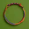 Pulseira de Corda Colorida do Festival do Barco Dragão Corda Vermelha Tecida à Mão Infantil Bebê Pequeno Zongzi Corda de Mão Presente de Lote Festival de Maio