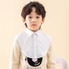Gola Falsa Infantil Gola de Camisa Branca Menino Menina Bebê Suéter Suéter Gola Falsa Gola Decorativa Versátil Base Gola Falsa