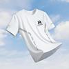 Camiseta de manga corta de seda de hielo de verano 2025 para hombre, nueva camiseta transpirable para correr, deportiva, de media manga, de secado rápido.