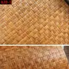 Papel de Parede Trançado de Palha Natural Clássico Chinês Tatami Casa de Chá Hotel B&B Decoração Papel Trançado de Rattan de Alta Qualidade Papel Trançado