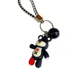 Llavero de Muñeca de Silicona PVC Colgante Perro de Orejas Grandes Kuromi Lindo para Decoración de Mochila de Estudiante Regalo Pequeño de Moda