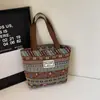 Bolsa de Lona para Ropa de Clase de Estudiante 2025 Nueva Bolsa Tote de Gran Capacidad Bolso de Hombro Versátil para Viaje para Mujer