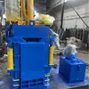 Compressor pequeno feito sob medida todo em aço, controle elétrico totalmente automático com caixa, máquina de compactação de sucata metálica com bolsa de pressão