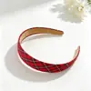 Diadema Simple a Cuadros Florales Retro Estilo Coreano, Diadema Estilo Francés, Accesorio Versátil para el Cabello para Exteriores, Accesorio para el Cabello Súper de Hada para Mujeres