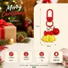 Navidad Resina Colgante Pequeño Llavero Mochila Bolsa Colgante Adorno Lindo Regalo de Regreso a Clases Puesto de Regalos Llavero