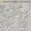 Talla en piedra relieve mármol blanco patio interior estilo chino paisaje piedra azul ciruelo orquídea bambú crisantemo paisaje hueco relieve profundo mural