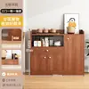Armario de té, aparador, pequeño mueble integrado de pared, armario de almacenamiento, mesita lateral para sala de estar, vitrina, mueble bajo, mueble de pie, armario de almacenamiento
