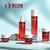 Botella Redonda Recta 20G30G50G30Ml50Ml100Ml120Ml Blanco Estilo Médico Estético Botella de Vidrio Set de Productos para el Cuidado de la Piel