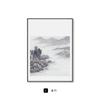 Pintura colgante para salón de té, nuevo estilo chino, pintura de paisaje para sala de estar, comedor, caja, pasillo, mural, sofá, fondo, pintura decorativa de pared