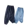Pantalones Anti-Mosquitos de Algodón Tencel Hall para Niñas Pantalones Largos de Mezclilla Anti-Mosquitos para Niños Pantalones Infantiles Clase A