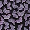 Acessórios de Borboleta de Vidro Contas Soltas Contas Coloridas Transparentes Bijuterias Fita de Cabeça DIY Corrente para Celular Acessórios de Cabelo Materiais Artesanais