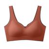 Ropa Interior Deportiva Sin Costuras de Látex Tailandés para Mujer Espalda Bonita Sin Aros Levanta Glúteos Chaleco Sujetador para Dormir Talla Grande