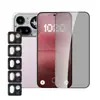 Adequado para NothingPhone4aPro, à prova de explosão, à prova de quedas, protetor de privacidade, película de vidro temperado de alta definição com película para lente olho de águia de posicionamento