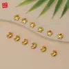 Cuentas de Zirconia Dorada Incrustada Estilo Antiguo Que Traen Fortuna Pulsera de Hilo Rojo DIY Collar Accesorios para Ropa Colgante Venta al por Mayor