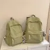 Mochila Escolar Casual para Estudiante Universitario Estudiante de Secundaria Femenino Simple Versátil Gran Capacidad Mochila de Viaje para Computadora Mochila para Estudiante de Secundaria
