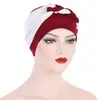Amazon Sombrero Turbante Suave Trenzado Lateral Multicolor Gorro para Quimioterapia Nuevo Modelo Transfronterizo