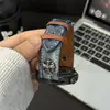 Adecuado para Huawei Gt7 Calavera Cruzada Correa de Reloj Watch6Pro Moda y Versátil Correa de Muñeca de Mezclilla Personalizada Correa de Reloj