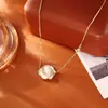 Collar Colgante de Camelia Fresca y Dulce, Gama Alta, Moderno, Exquisito y Versátil Cadena para Clavícula, Collar Elegante Estilo Hada