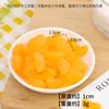 Mini Modelo de Pétala de Laranja Artificial Bloco de Laranja de Fruta Artificial Pétala de Toranja Casa de Brincar de Comida DIY Acessórios de Frutas